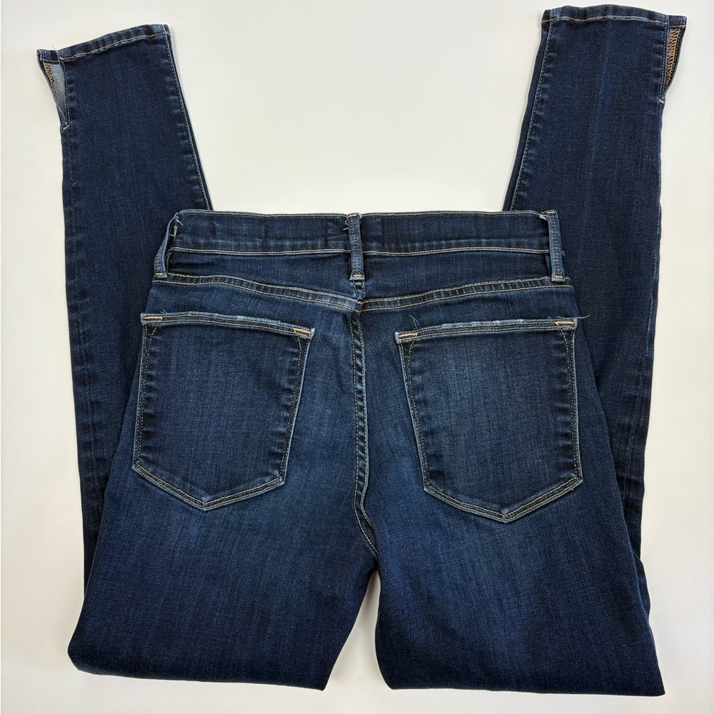 Frame Le High Skinny Jeans in Dark Wash size 26 in good condition casual - Picture 12 of 15